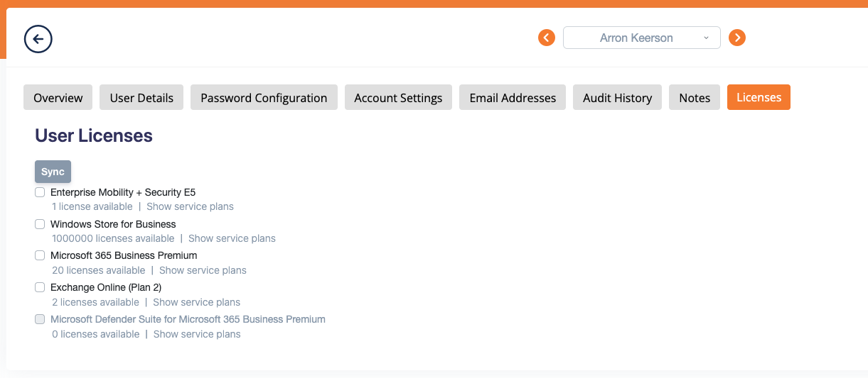 Microsoft Online User Licenses PoC
