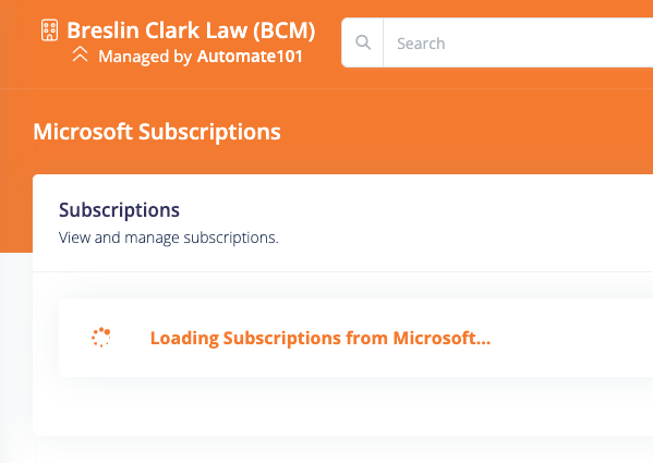 Change Subscription Page Behavior