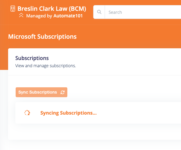 Change Subscription Page Behavior