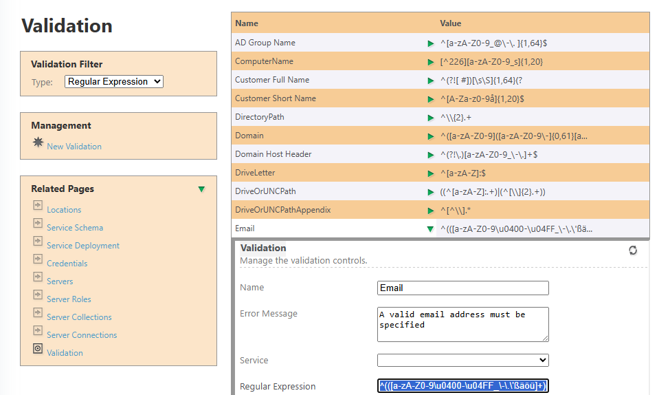 Email Validation Regex Update