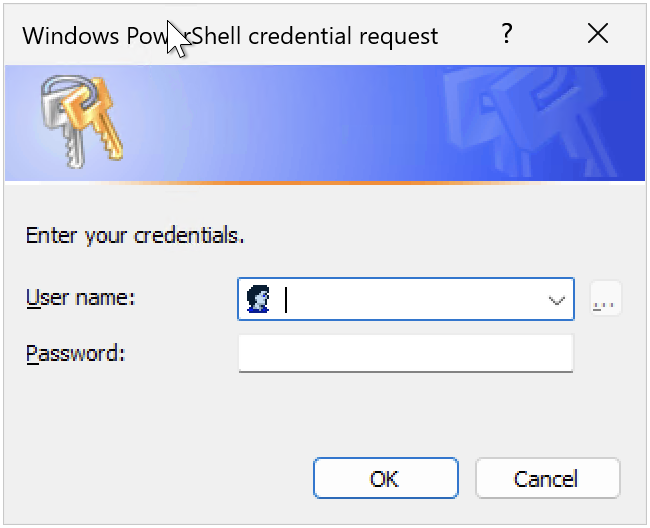 Credential Prompt