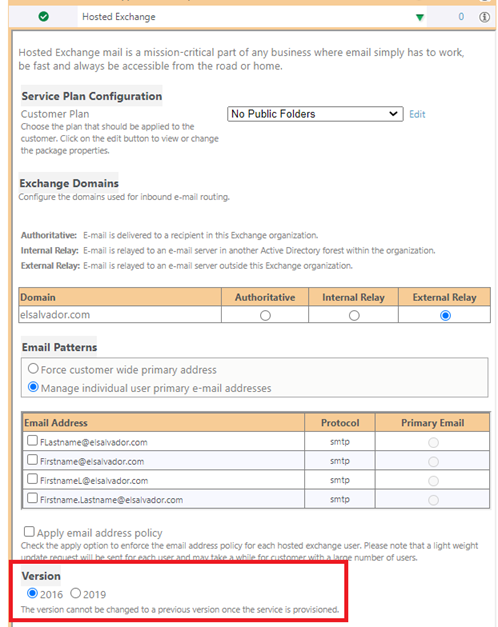 Exchange Version Migration