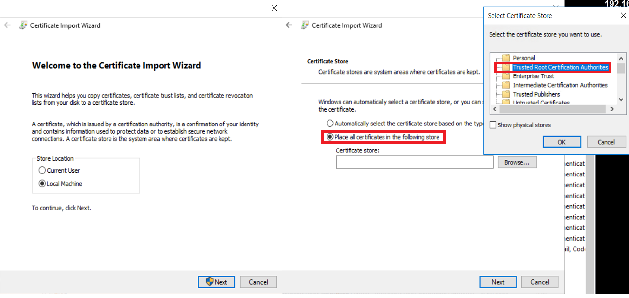 Exchange Web Service Installation