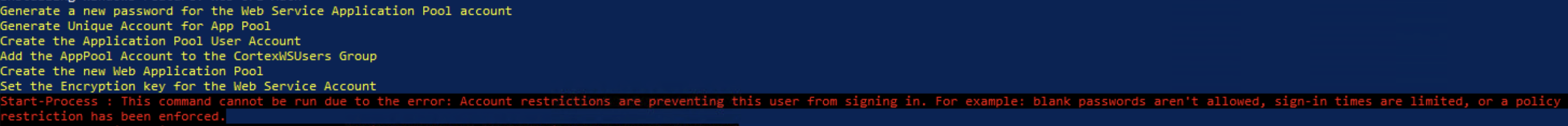Exchange Web Service Installation