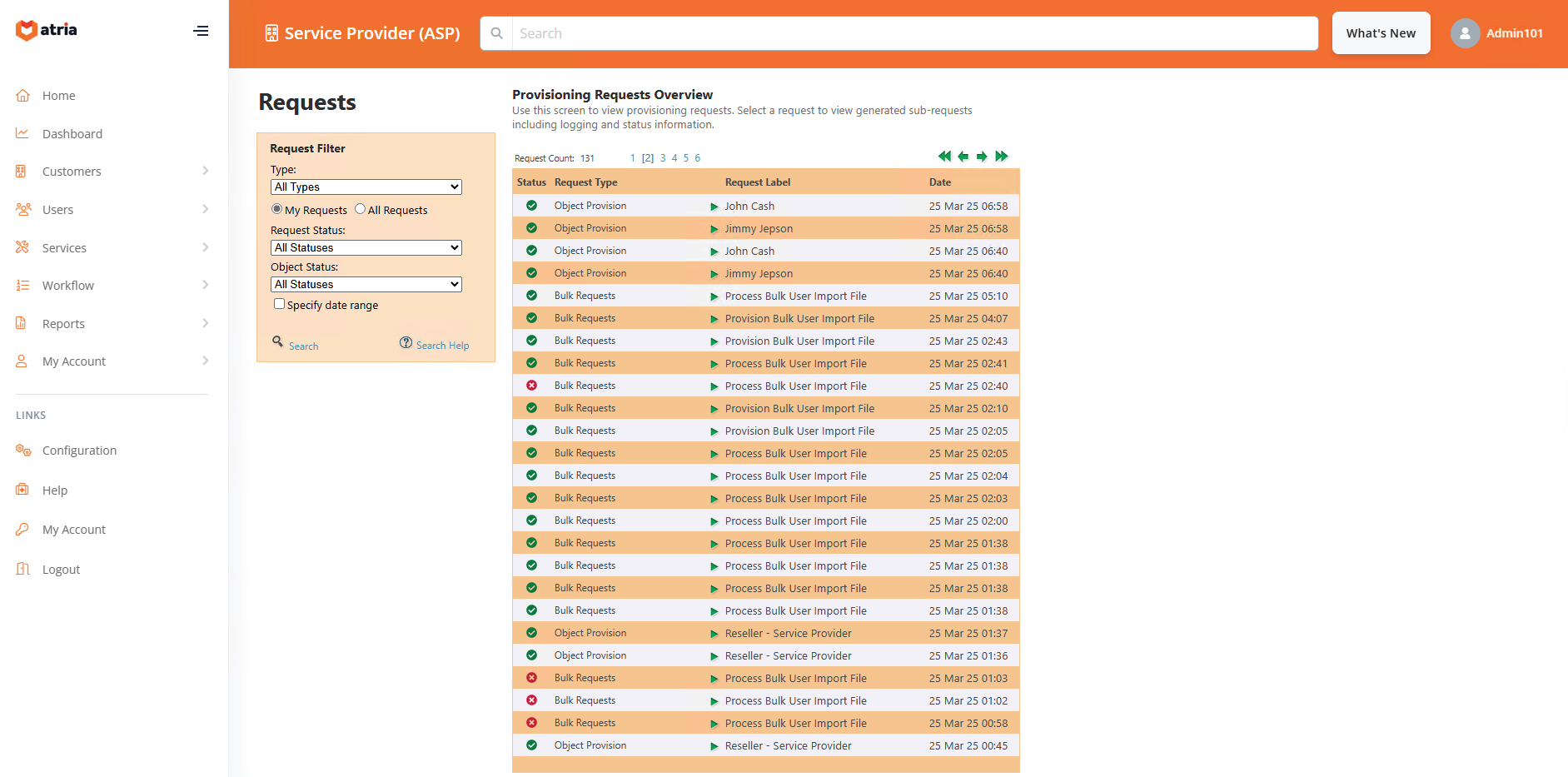 Finding and Interpreting Errors in Atria