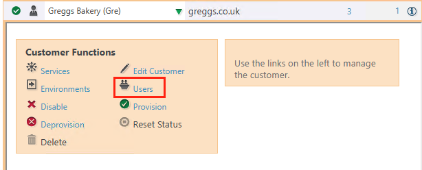 Multi-User Provisioning