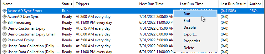 Schedule Nightly Sync Errors to be Emailed
