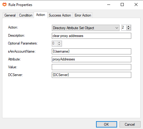 Set User Proxy Address