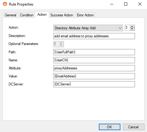 Set User Proxy Address